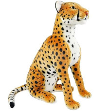 Viahart Cecil The Cheetah - 25 Inch Tall Big Stuffed Animal Plush Leopard - By Tiger Tale Toys