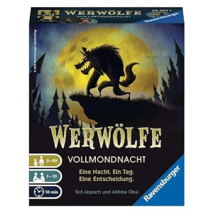 Ravensburger 26703 3 "Werewolves Full Moon Night Game,Blue
