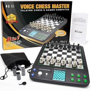 Icore Electronic Chess Set - Teach And Play With The Smart Chess Computer Game Board - Ideal For Beginners And Improving Players