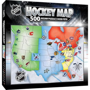 Masterpieces Licensed Standard Puzzles Collection - Nfl Football Map 500 Piece Jigsaw Puzzle