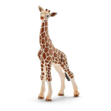 Schleich Wild Life Giraffe Calf Animal Figurine - Realistic And Highly Detailed Baby Giraffe Toy Figure, Fun And Educational Play For Boys And Girls, Gift For Kids Ages 3+