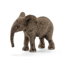 Schleich Wild Life, Animal Figurine, Animal Toys For Boys And Girls 3-8 Years Old, African Elephant Calf, Ages 3+