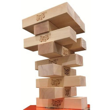 12-Block Booster Pack For Jenga Giant Genuine Hardwood Game Version (Not A Standalone Game)