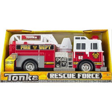 Tonka Rescue Force Lights And Sounds 12-Inch Ladder Truck - Fire Dept 82