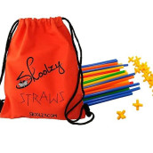 Skoolzy Stem Toys Connecting Straws Building 200 Piece Kit - Tinker Toys Fine Motor Skills Interlocking Engineering Builder Set Preschool Activity Building Toys Ages 3+ Includes Bag And Ebook