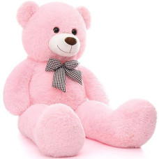 Morismos Giant Teddy Bear Stuffed Animals, Big Teddy Bear Plush, Pink Large Bear For Girlfriend Girls Gifts On Christmas Valentine'S Day Birthday, 39 Inch