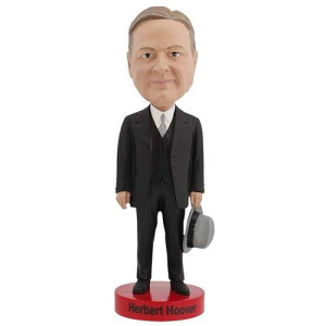 Royal Bobbles Herbert Hoover Bobblehead, Premium Polyresin Lifelike Figure, Unique Serial Number, Exquisite Detail