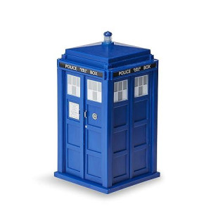Underground Toys - Doctor Who Electronic Tardis Talking Money Bank - Features Speech & Sound Effects, Flashing Lantern Light & Front Doors - Deposit Coin Inside Police Box - Bigger On The Inside!