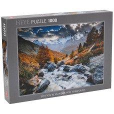 Heye Mountain Stream Puzzles (1000-Piece, Multi-Colour), 70 X 50 X 2 Centimetres