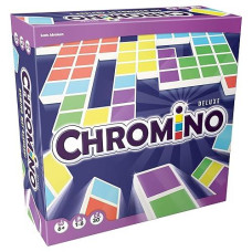 Zygomatic Chromino Deluxe Board Game - Strategic Tile-Matching Fun For The Whole Family! Ages 6+, 1-8 Players, 30 Min Playtime, Made