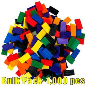 Bulk Dominoes Plastic Pro-Domino Classic Mix 1000Pcs | Dominoes Set, Stem Steam Small Toys, Family Games For Kids, Kids Toys And Games