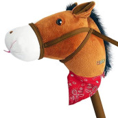 Waliki Toys Stick Horse (Plush, For Kids And Toddlers) Gift For 2 + Year Old Boy Birthday (Brown)