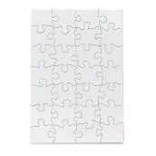 Hygloss Products - Blank Puzzle For Decorating, Art Activity, Use This Jigsaw As Party Favors, Diy Invites And More - White, Sturdy - 5.5 X 8 Inches, 28 Pieces, 12 Puzzles