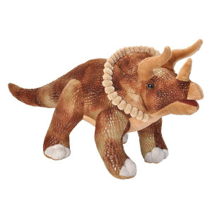 Wild Republic Triceratops Plush Dinosaur Stuffed Animal Plush Toy Kids Gifts Dinosauria 17 Inches
