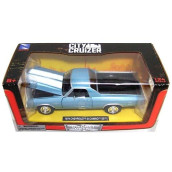 1970 Chevrolet El Camino Ss - Blue 1:24 Scale Diecast Model By New Ray