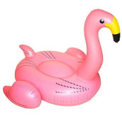 Swimline 90627 Giant Flamingo Inflatable Ride-On Pool Float, 1-Pack, Pink