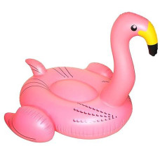 Swimline 90627 Giant Flamingo Inflatable Ride-On Pool Float, 1-Pack, Pink