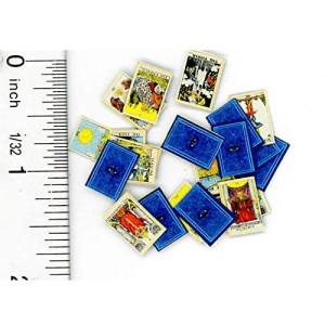Tiny Details Dollhouse Miniature Tarot Cards