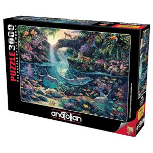 Anatolian Puzzle - Jungle Paradise, 3000 Piece Jigsaw Puzzle #4908 47 X 34 Inches