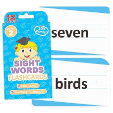 Pint-Size Scholars 100 Vocabulary Flash Cards For Sight Words - 6 Learning Games Per Deck For Preschool & Elementary Early Learning - 2Nd Grade