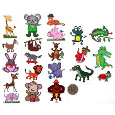 Premium Zoo Animal Temporary Tattoos - Huge Variety!