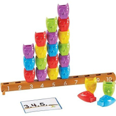 Learning Resources 1-10 Counting Owls Activity Set, Counting & Sorting Toys, Math Game, Fine Motor Toy, 25 Piece Set, Ages 3+