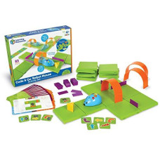 Learning Resources Code & Go Robot Mouse Activity Set, Screen-Free Early Coding Toy For Kids, Interactive STEM Coding Pet, Programs up to 40 Steps, 83 Pieces, Ages 4+