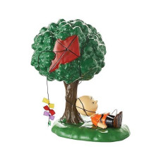 Department 56 Peanuts Village Kite-Eating Tree Accessory, 4.92 Inch