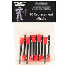 Roboattack By Think Gizmos Remote Control Robot - Spare Missiles Only (Pack Of 10)