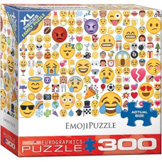 Eurographics Emoji (300 Piece) Puzzle, Multi, 19-1/4Inx26-3/4In