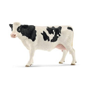 Schleich Farm World, Farm Animal Toys For Kids Ages 3 And Above, Black And White Holstein Cow Toy Figure