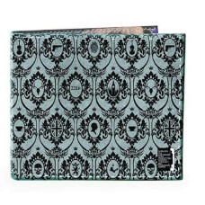 Seven20 Sherlock Holmes Men'S Bi-Fold Wallet: 221B Wallpaper (Grey)