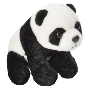 WILD REPUBLIc Pocketkins Panda Stuffed Animal, Five Inches, gift for Kids, Plush Toy, Fill is Spun Recycled Water Bottles