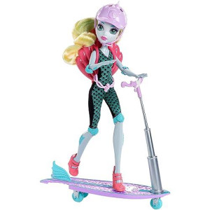Monster High Surf-To-Turf Scooter Vehicle With Lagoona Blue Doll