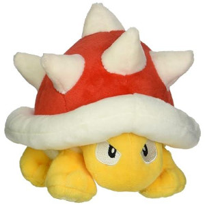 Little Buddy Usa Super Mario All Star Collection Spiny Stuffed Plush, 4.5, Multicolor (1449)