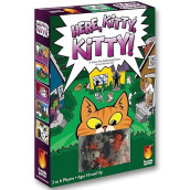 Here, Kitty, Kitty Board Game - Collect Cats And Score Big With 3-6 Players Ages 8+ - Witty Tabletop Cat Card Games For Casual Game Nights - Family Card Games For Adults And Kids By Fireside Games