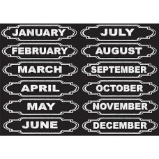 Ashley Productions Months Of The Year Die-Cut Magnets