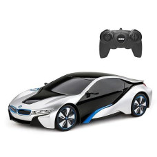 Rastar Bmw I8 Radio Remote Control Sport Racing Car Rc 1:24 Scale, White