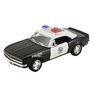 Kinsmart 1967 Camero Z-28 Police Cars 5" 1:37 Scale Die Cast Metal Model Toy Car W/Pullback Action
