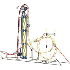 K'Nex Thrill Rides - Electric Inferno Roller Coaster Building Set - 639 Pieces - For Ages 9+ Engineering Education Toy