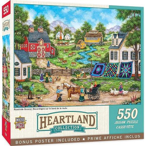 Masterpieces 550 Piece Jigsaw Puzzle For Adults And Family - Roadside Gossip - 18"X24"