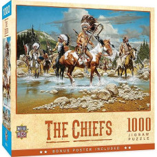 Masterpieces 1000 Piece Jigsaw Puzzle For Adults, Family, Or Kids - The Chiefs - 19.25"X26.75"