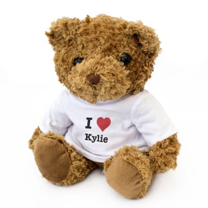 New - I Love Kylie - Teddy Bear - Cute And Cuddly - Gift Present Birthday Xmas Valentine