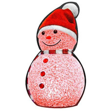 Blinkee Color Changing Snowman Holiday Decoration By