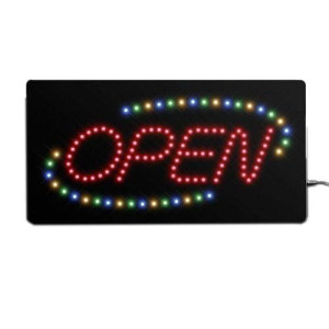 Blinkee Multicolor Led Open Sign With A C Adapter
