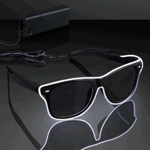 Blinkee Electro Luminescent Banray Sunglasses White