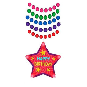 Blinkee Huge Happy Birthday Star Beaded Necklace