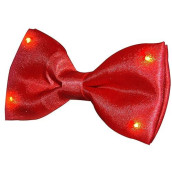 Blinkee Red Bow Tie With Red Led Lights