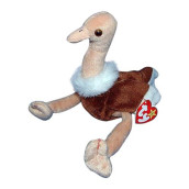 Ty Beanie Babies Stretch The Ostrich - Retired