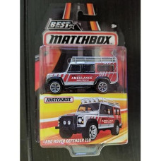 2016 Best of Matchbox Premium Collection Land Rover Defender 110 Silver/Red